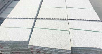 汕头芝麻白毛板，石材毛板