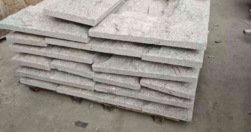 汕头芝麻白蘑菇石，自然面