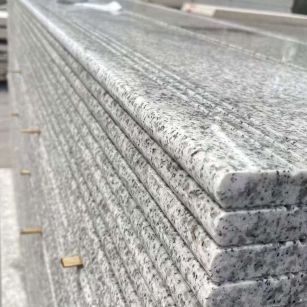 汕头芝麻白楼梯踏步 花岗岩楼梯板材