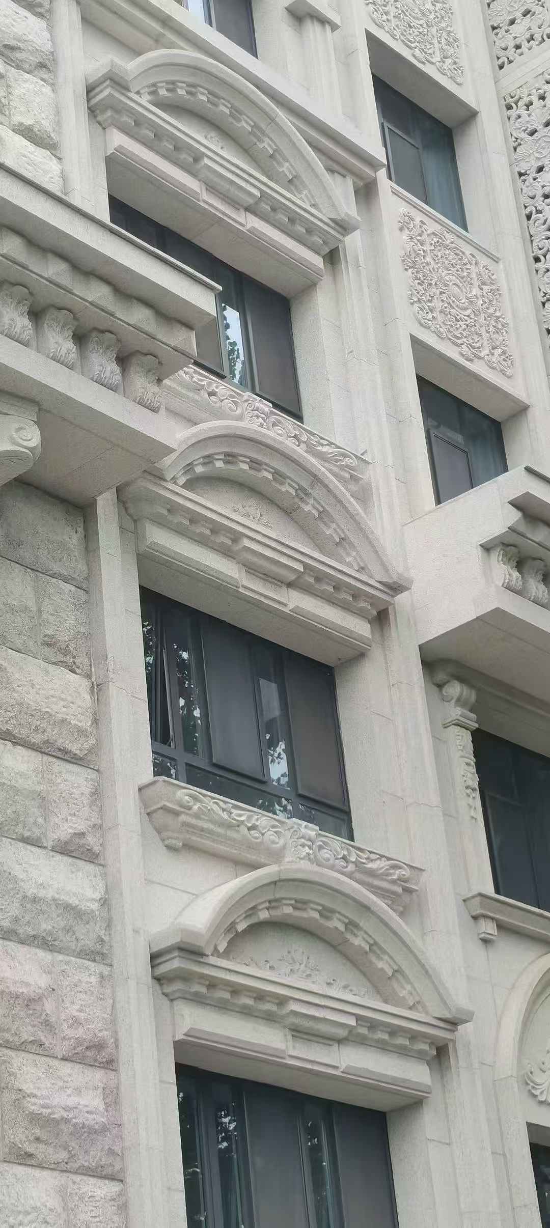 汕头芝麻白异形 石材异形定制