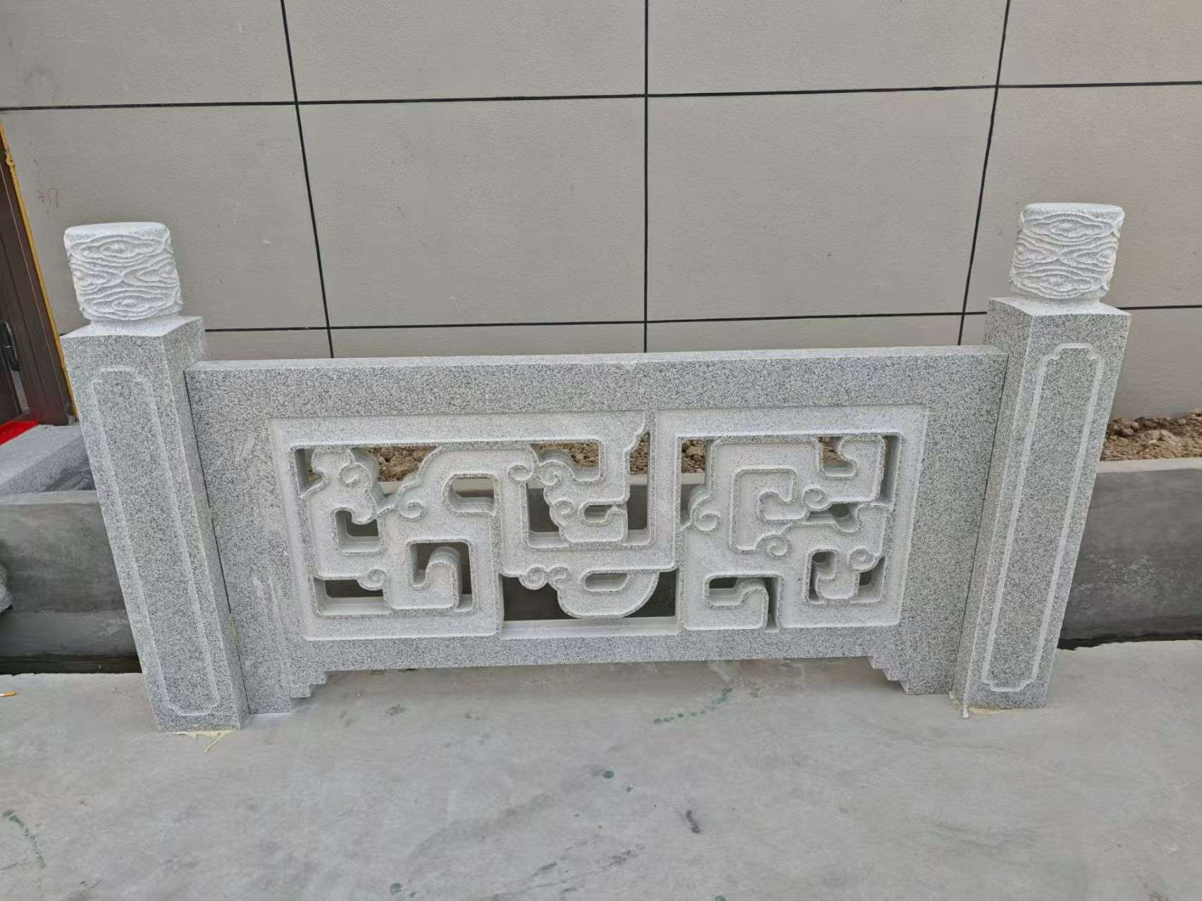 汕头芝麻白河道栏杆 桥栏杆