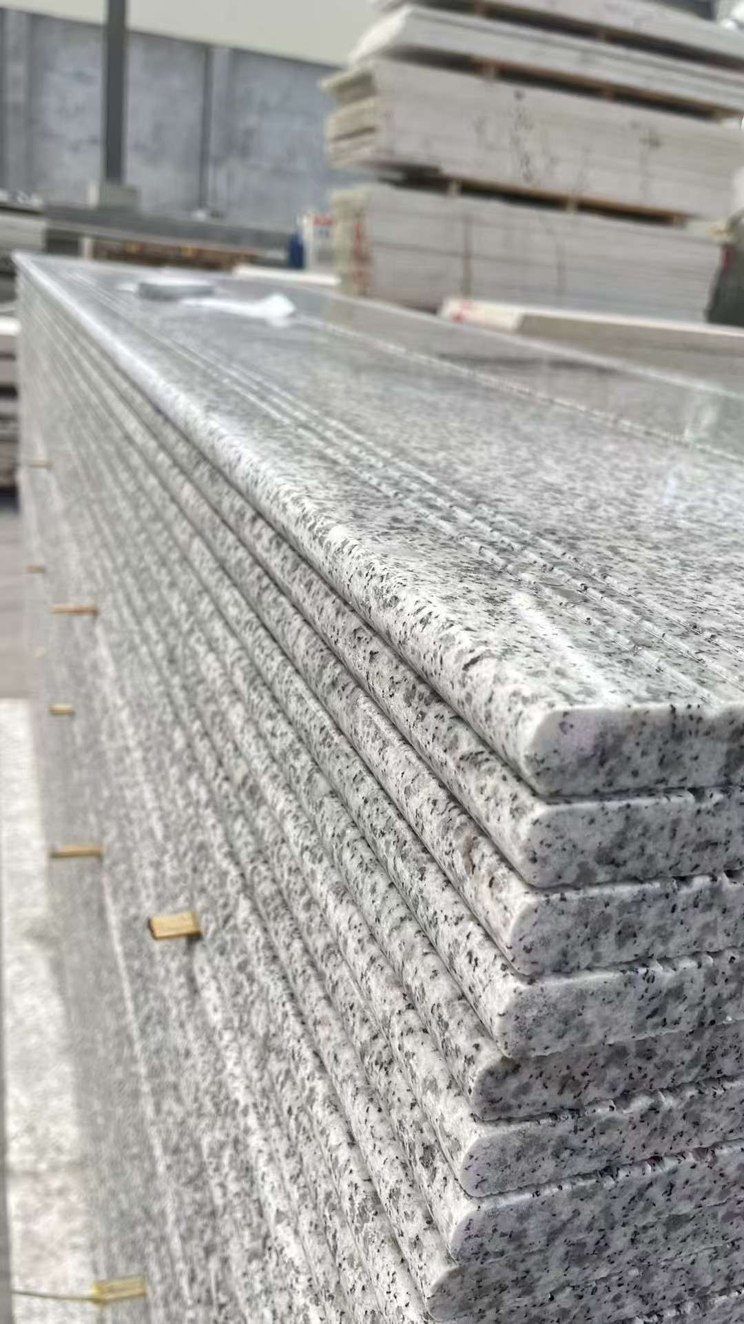汕头芝麻白楼梯踏步 花岗岩楼梯板材