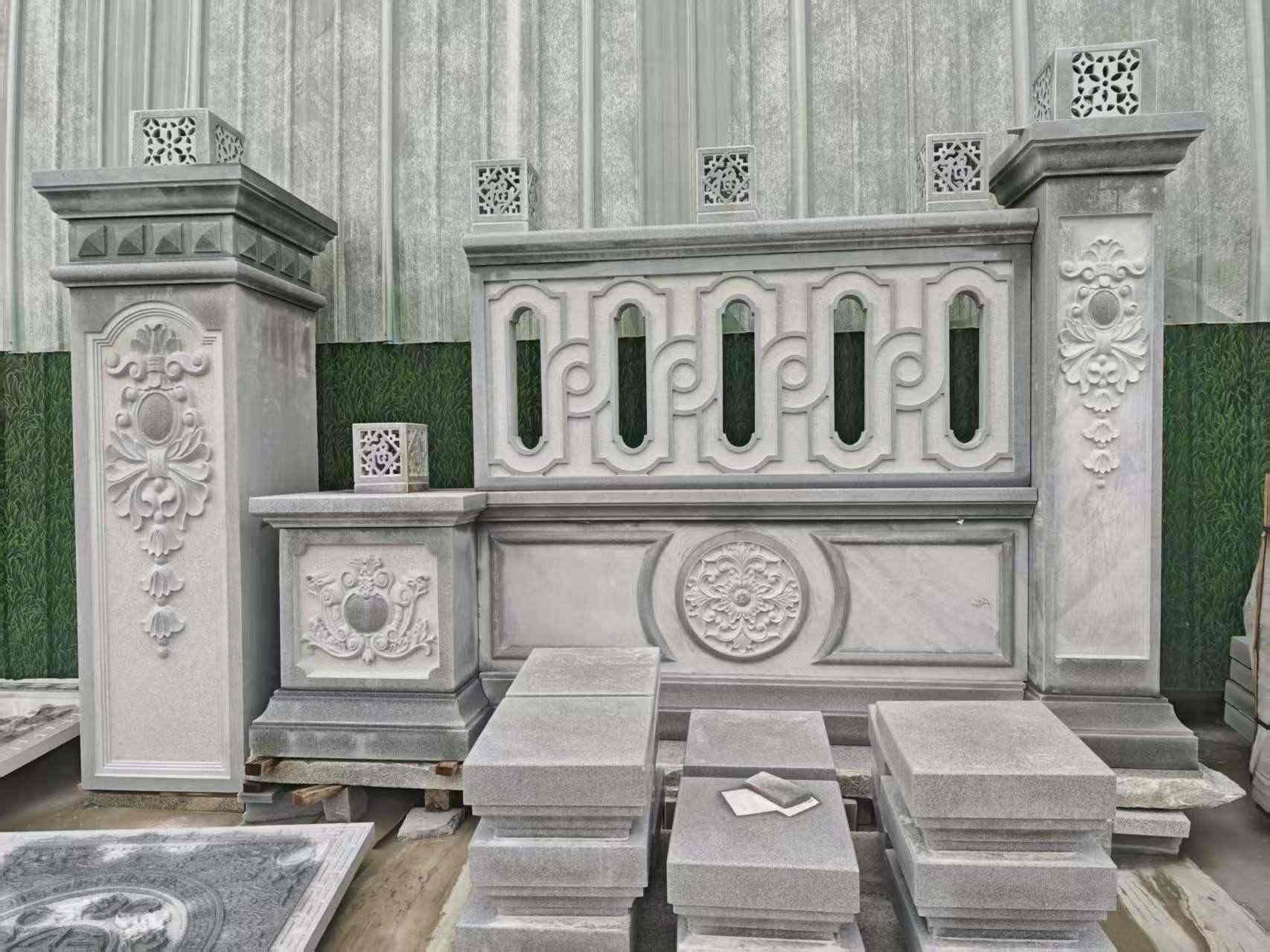 汕头芝麻灰异形别墅门头